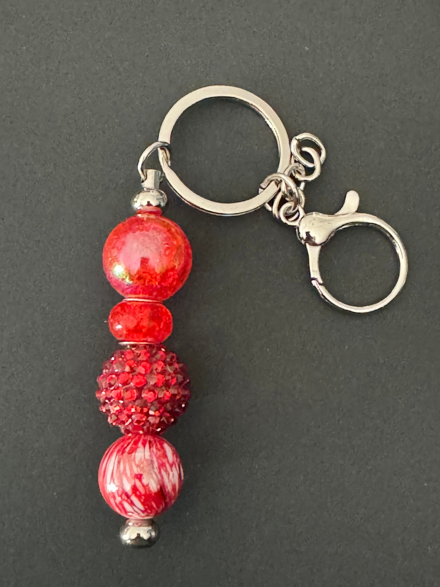 Handmade Beaded Keychain