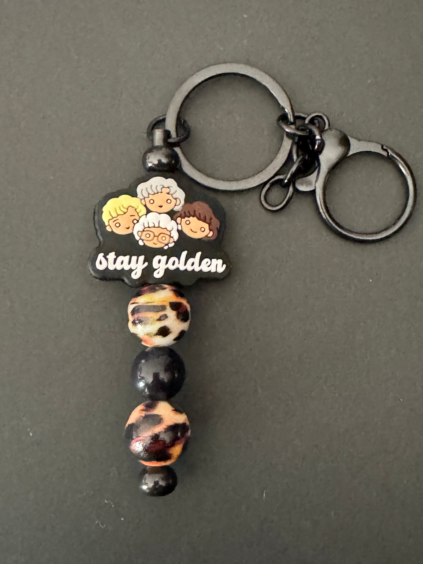 Handmade Beaded Keychain