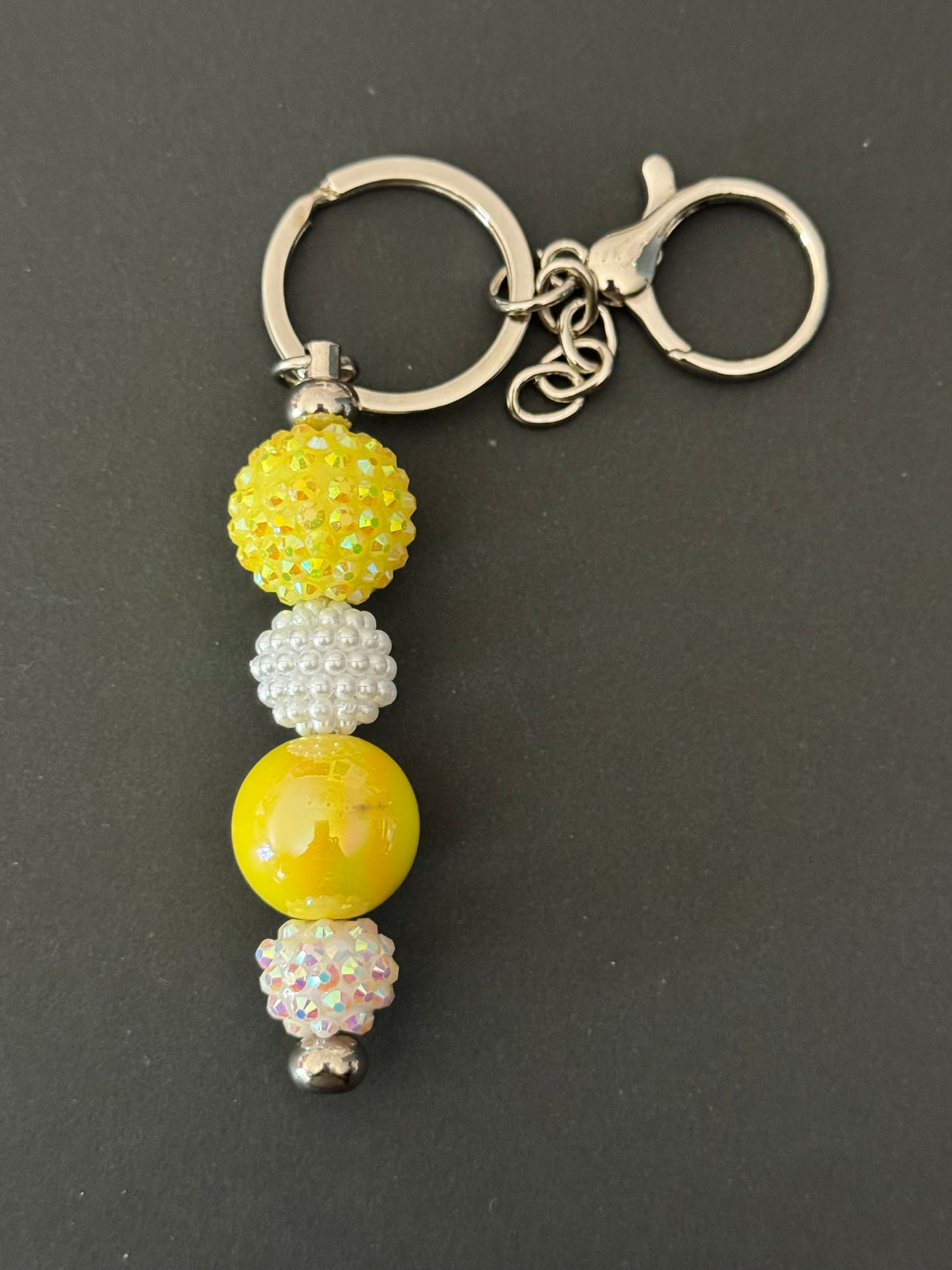 Handmade Beaded Keychain