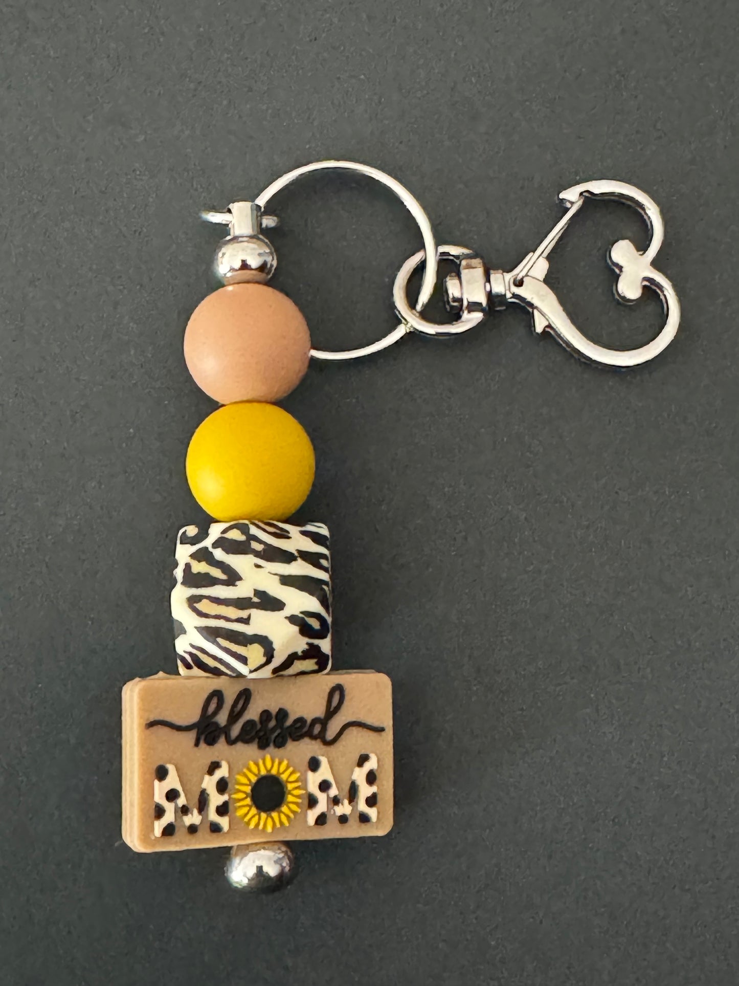 Handmade Beaded Keychain